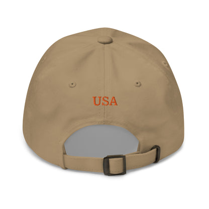 "America's Great Already!" Baseball Cap – Orange Lettering