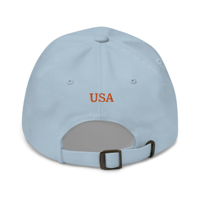 "America's Great Already!" Baseball Cap – Orange Lettering