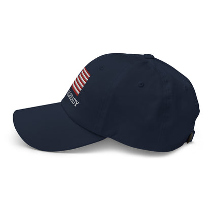 "GREAT ALREADY" Navy Cap with American Flag