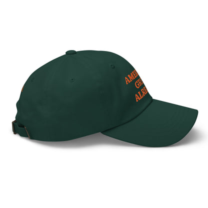 "America's Great Already!" Baseball Cap – Orange Lettering