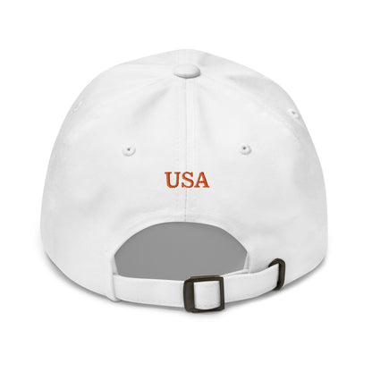 "America's Great Already!" Baseball Cap – Orange Lettering