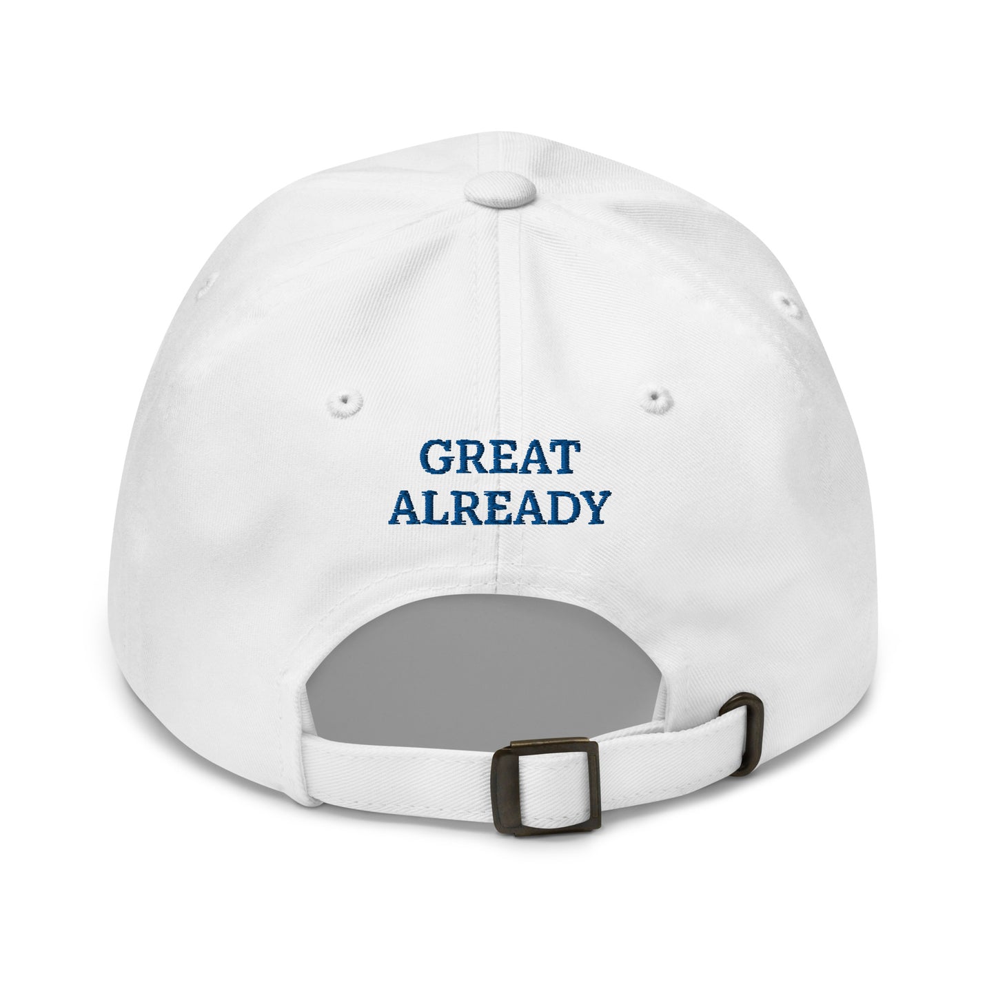 Great Already Patriotic Badge Cap in White