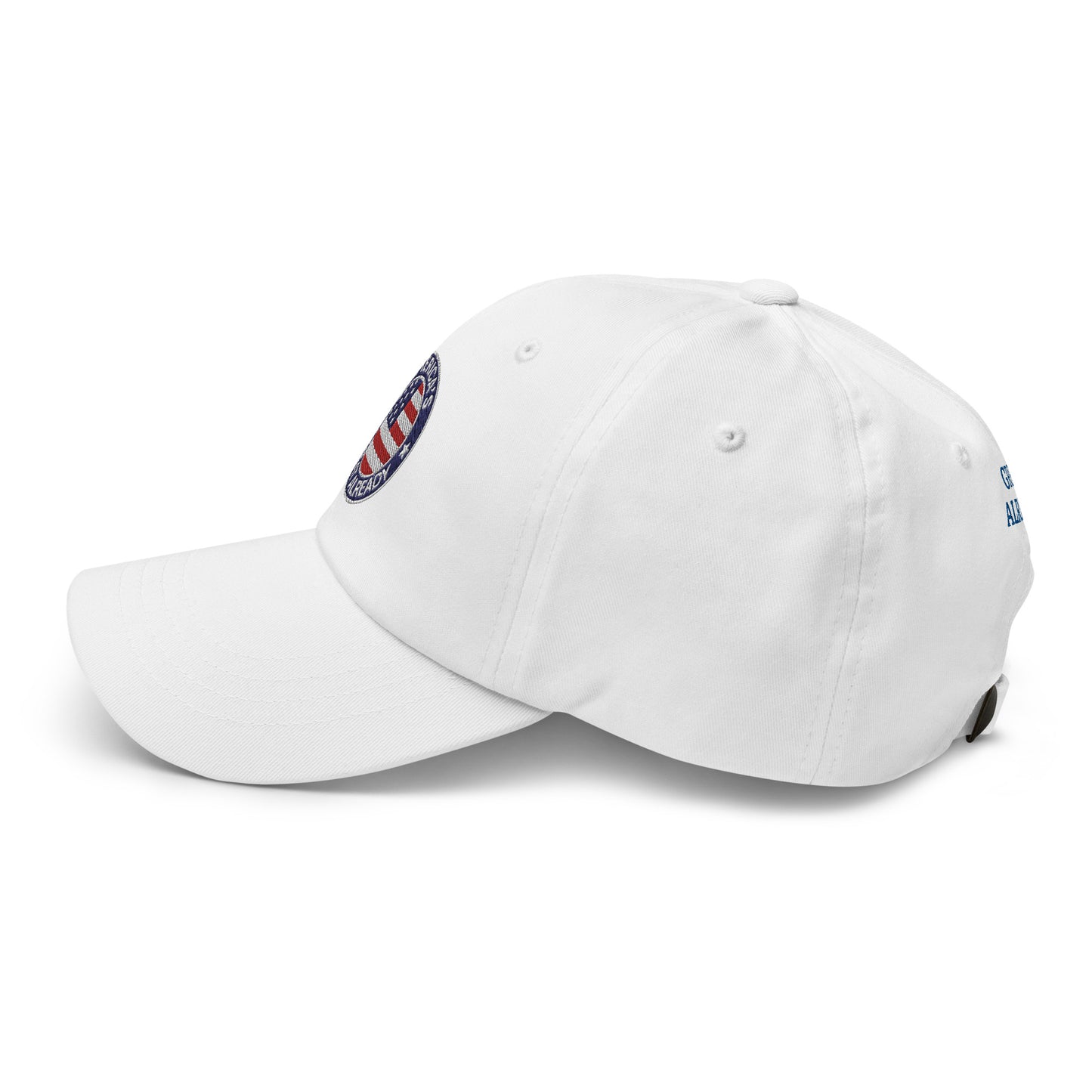 Great Already Patriotic Badge Cap in White