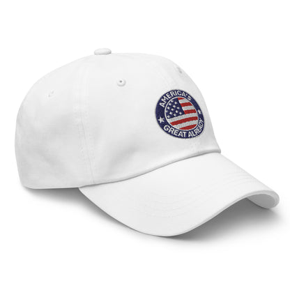 Great Already Patriotic Badge Cap in White