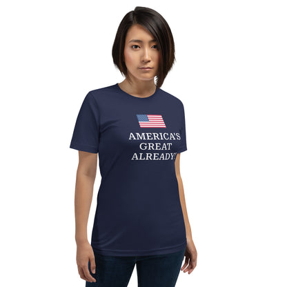 America's Great Already! Flag T-shirt